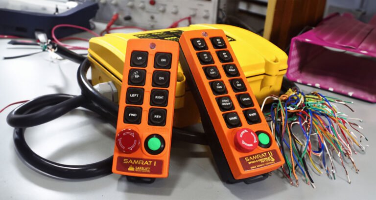 Samrat Remote Controls in an R&D setting.